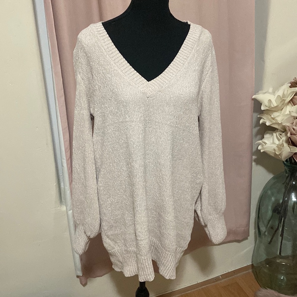 🍦 Cream sweater dress!